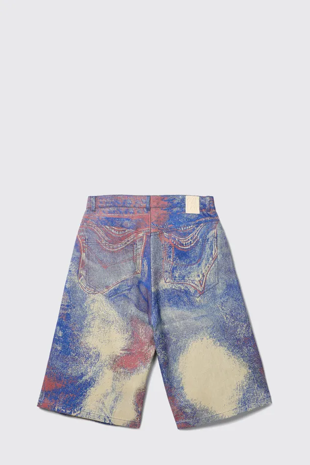 Denim Men Camper Denim Shorts BlueBeigeRed Denim Shorts Denim Men Camper Denim Shorts BlueBeigeRed Denim Shorts