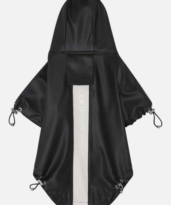Dog Rain Cover 8211 Black Accessories Ilse Jacobsen Vov and Vuf