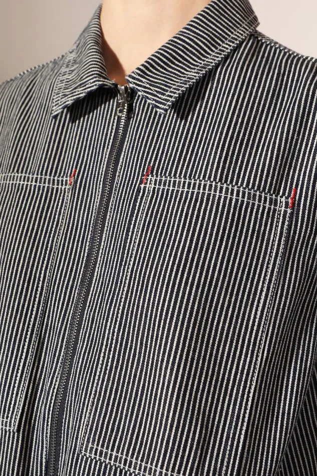 Dominic Boilersuit Indigo Stripe Womens LF Markey One Pieces