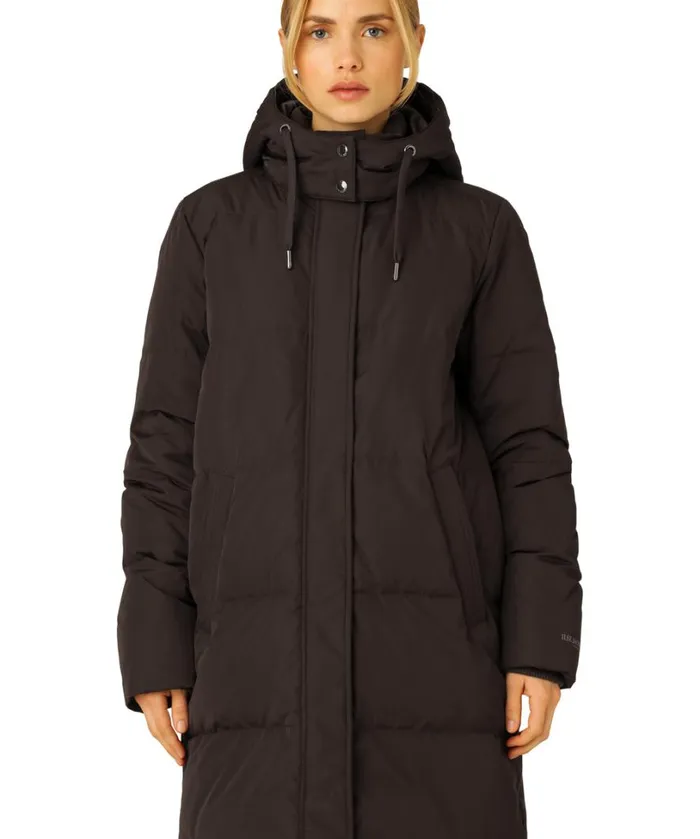 Down Coat 8211 Ganache Outerwear Ilse Jacobsen All Jackets And Coats