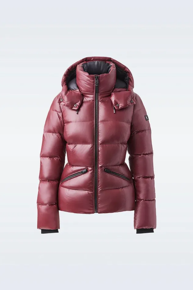 Downs and Jackets Women Mackage MADALYN Lustrous Light Down Jacket With Hood For Ladies Black Downs and Jackets Women Mackage MADALYN Lustrous Light Down Jacket With Hood For Ladies Black