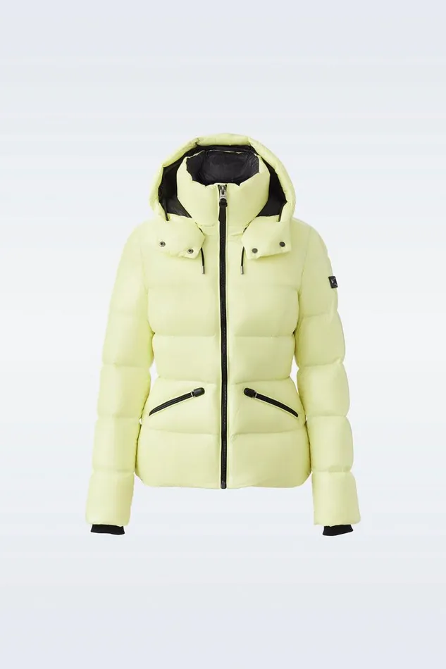 Downs and Jackets Women Mackage MADALYN Lustrous Light Down Jacket With Hood For Ladies Black Downs and Jackets Women Mackage MADALYN Lustrous Light Down Jacket With Hood For Ladies Black