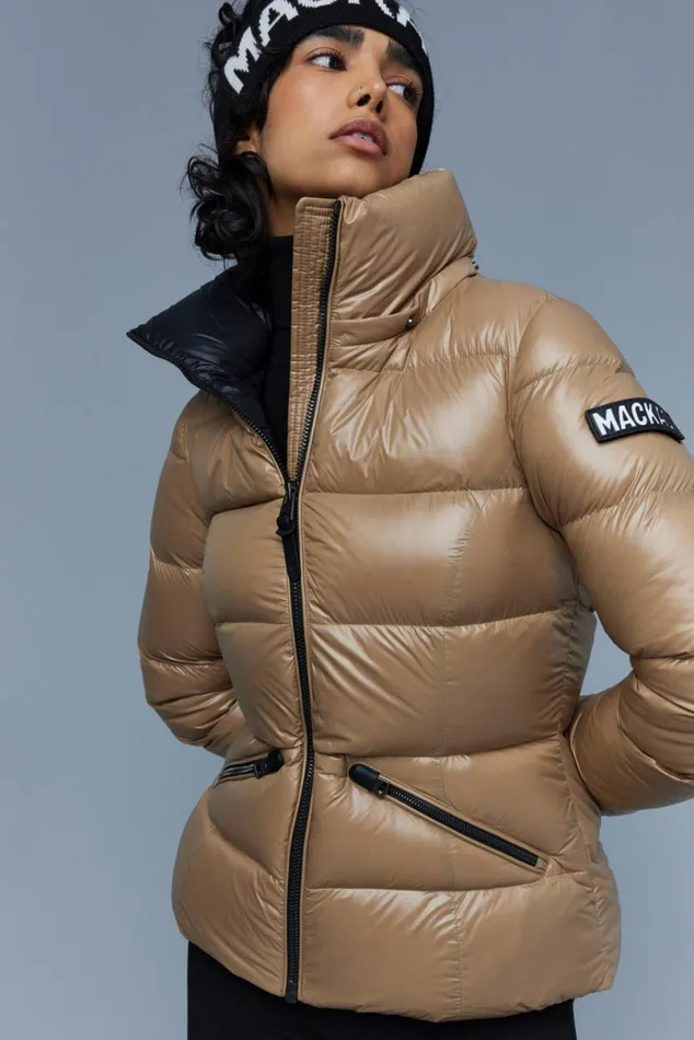 Downs and Jackets Women Mackage MADALYN Lustrous Light Down Jacket With Hood For Ladies Black Downs and Jackets Women Mackage MADALYN Lustrous Light Down Jacket With Hood For Ladies Black