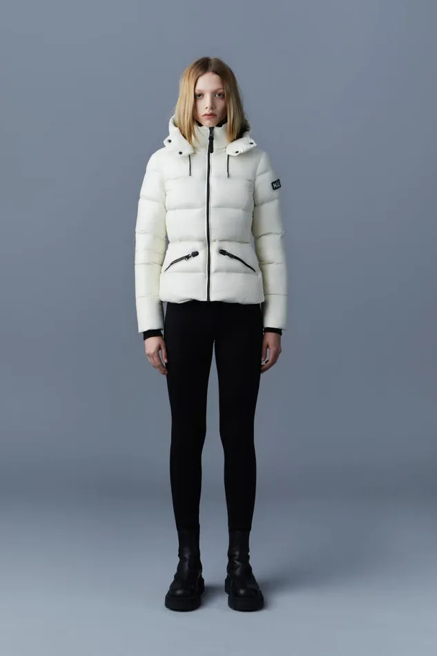 Downs and Jackets Women Mackage MADALYN Lustrous Light Down Jacket With Hood For Ladies Black Downs and Jackets Women Mackage MADALYN Lustrous Light Down Jacket With Hood For Ladies Black