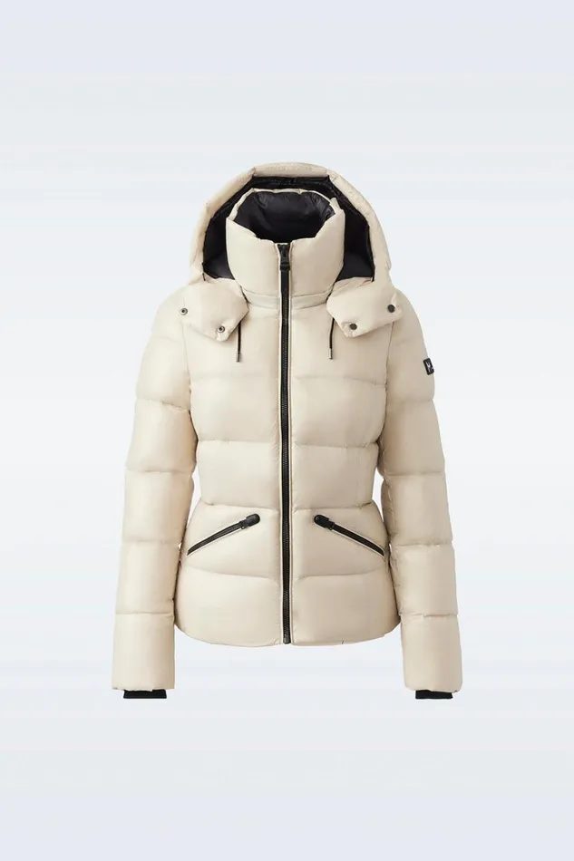 Downs and Jackets Women Mackage MADALYN Lustrous Light Down Jacket With Hood For Ladies Black Downs and Jackets Women Mackage MADALYN Lustrous Light Down Jacket With Hood For Ladies Black