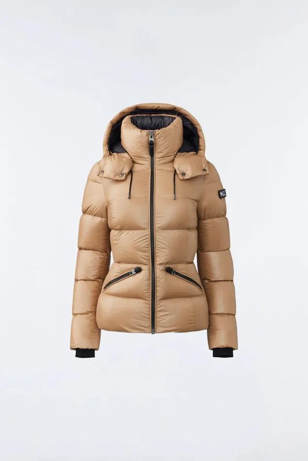 Downs and Jackets Women Mackage MADALYN Lustrous Light Down Jacket With Hood For Ladies Black Downs and Jackets Women Mackage MADALYN Lustrous Light Down Jacket With Hood For Ladies Black