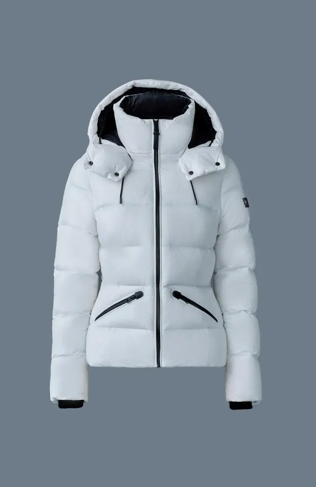 Downs and Jackets Women Mackage MADALYN Lustrous Light Down Jacket With Hood For Ladies Black Downs and Jackets Women Mackage MADALYN Lustrous Light Down Jacket With Hood For Ladies Black