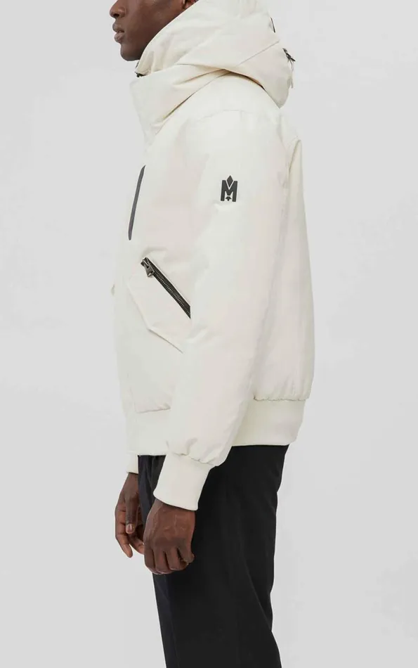 Downs and Parkas Men Mackage DIXON 2In1 Down Bomber Jacket With Hooded Bib For Men Navy