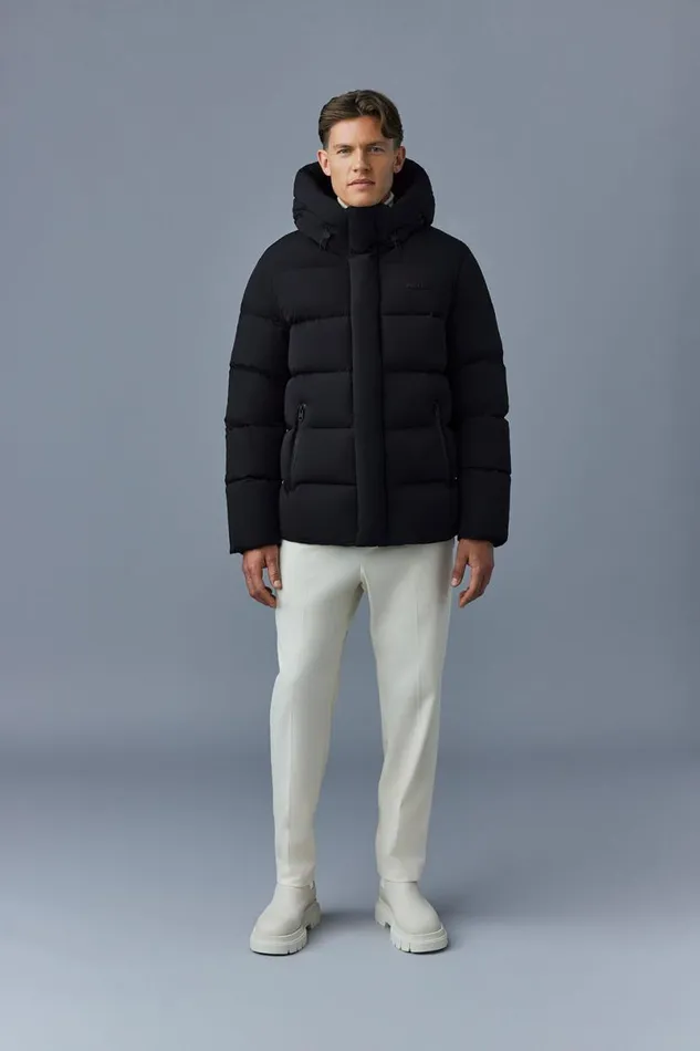 Downs and Parkas Men Mackage GRAYDONCITY Light Down Jacket Black Downs and Parkas Men Mackage GRAYDONCITY Light Down Jacket Black
