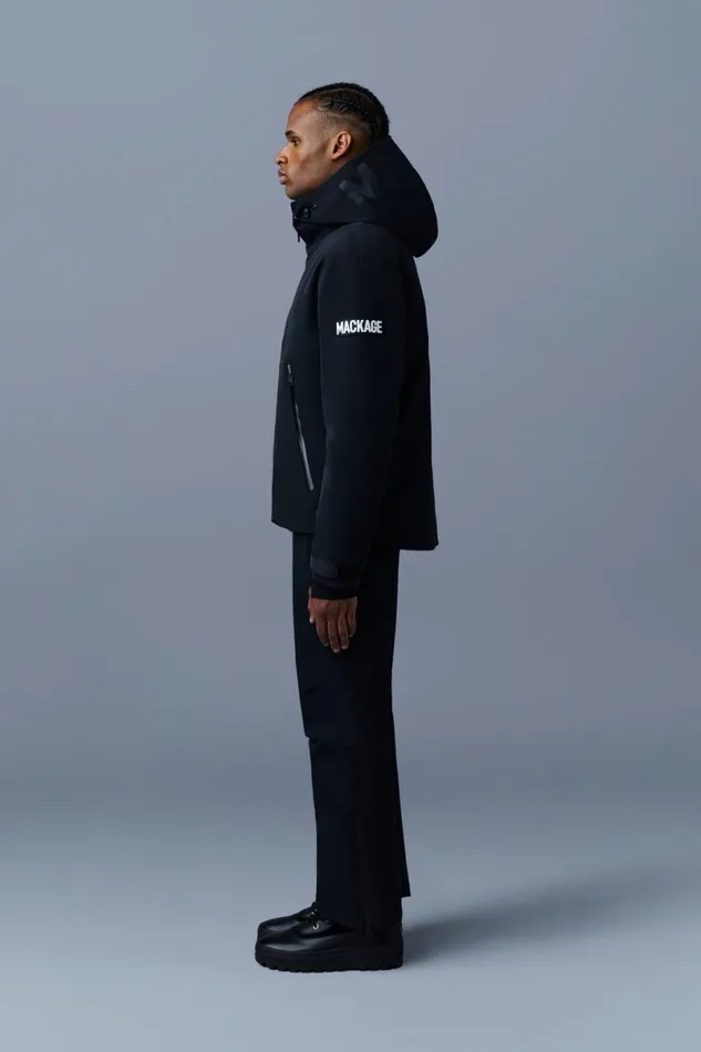 Downs and Parkas Men Mackage YUKIO Down Ski Jacket With Hood Black Downs and Parkas Men Mackage YUKIO Down Ski Jacket With Hood Black