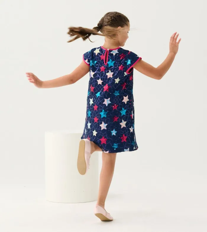 Dresses Girls Hatley Girls Starry Sky Party Dress
