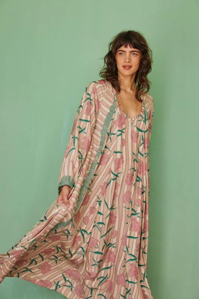Dresses Shop Natalie Martin FIORE MAXI Chamomile Rose