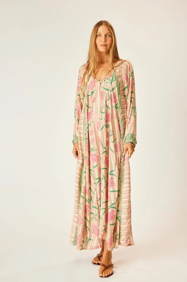 Dresses Shop Natalie Martin FIORE MAXI Chamomile Rose