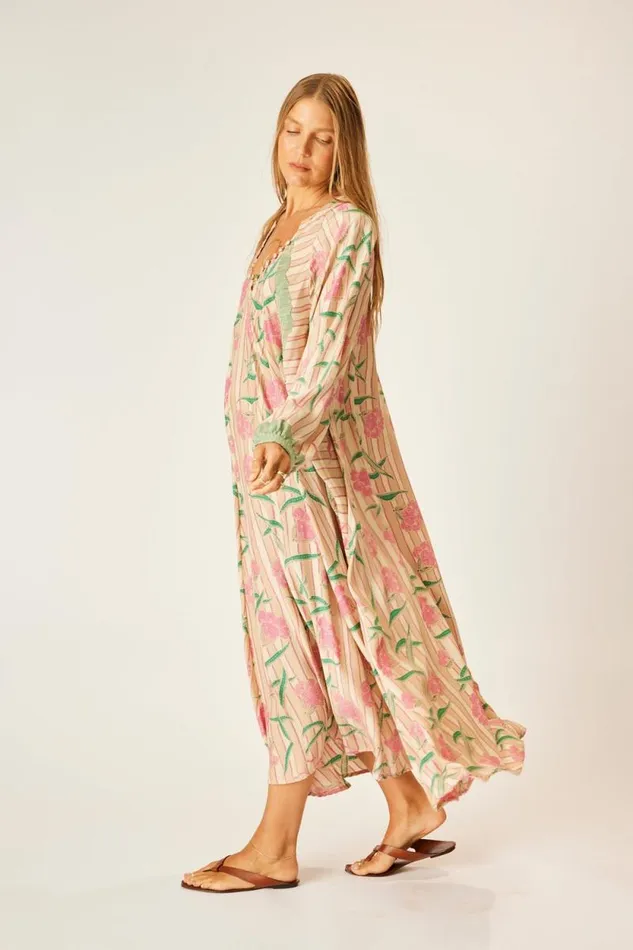 Dresses Shop Natalie Martin FIORE MAXI Chamomile Rose