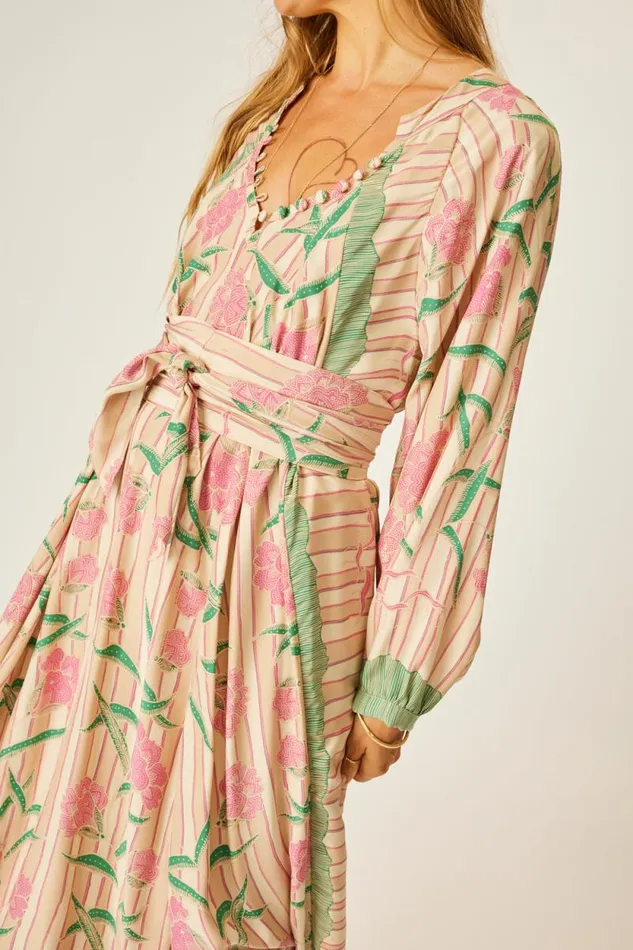Dresses Shop Natalie Martin FIORE MAXI Chamomile Rose