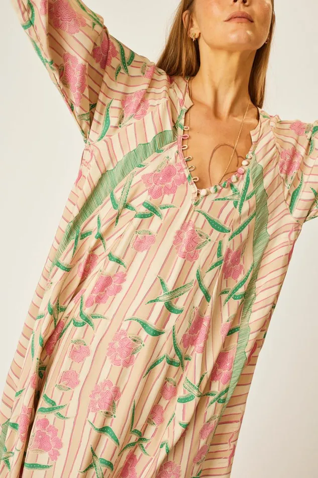 Dresses Shop Natalie Martin FIORE MAXI Chamomile Rose