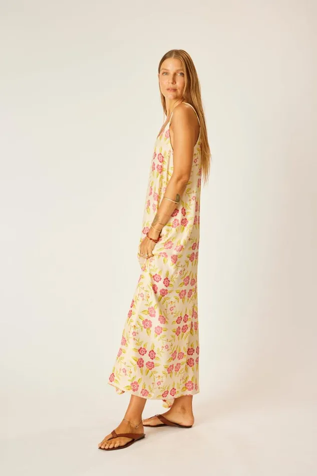 Dresses Shop Natalie Martin HEATHER MAXI Prairie Dusty Crimson