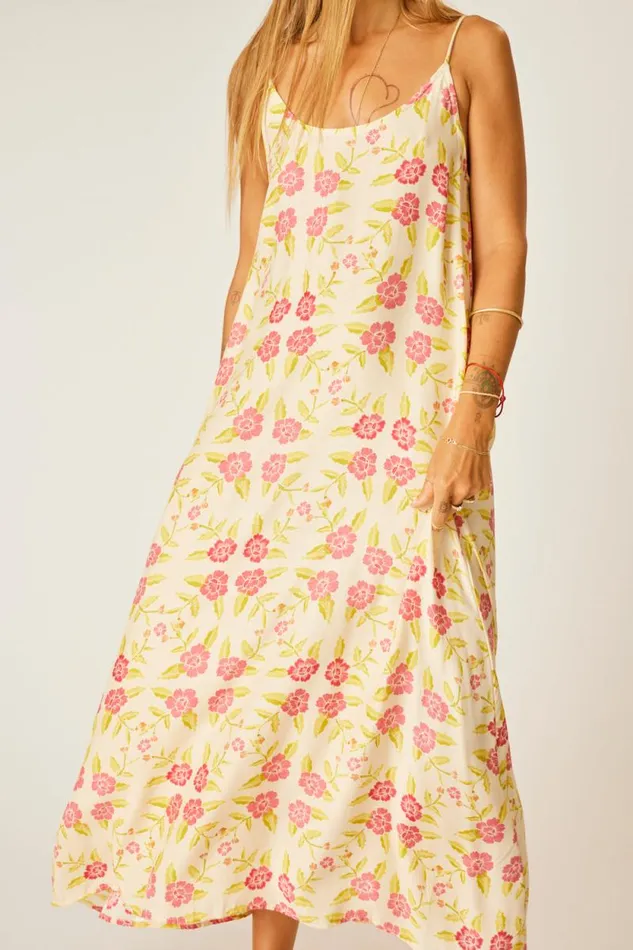 Dresses Shop Natalie Martin HEATHER MAXI Prairie Dusty Crimson