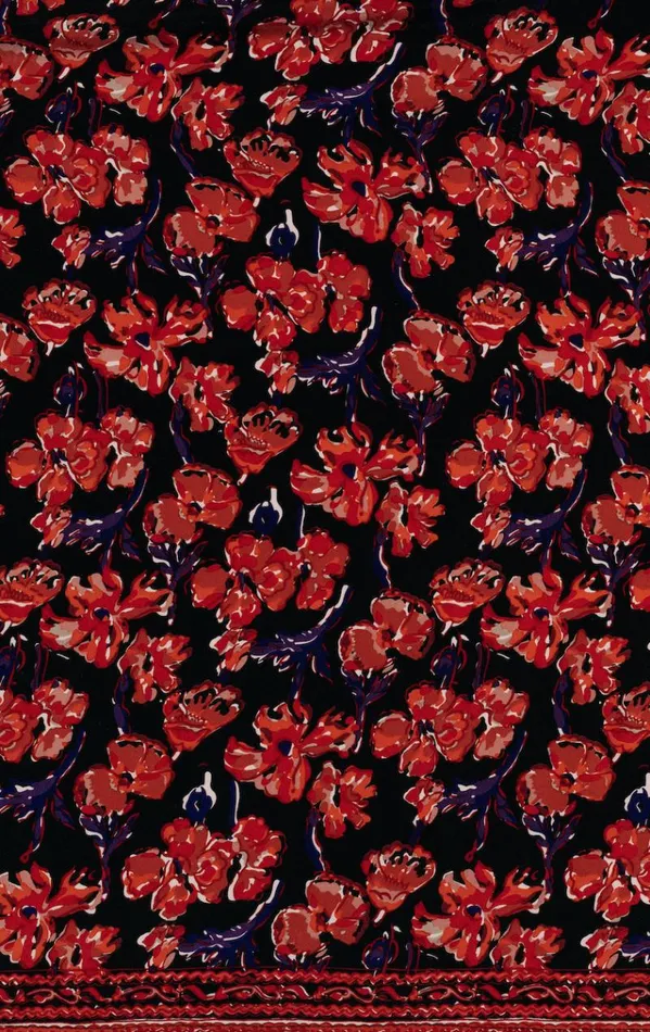 Dresses Shop Natalie Martin HEATHER MAXI Silk Watercolor Print Onyx