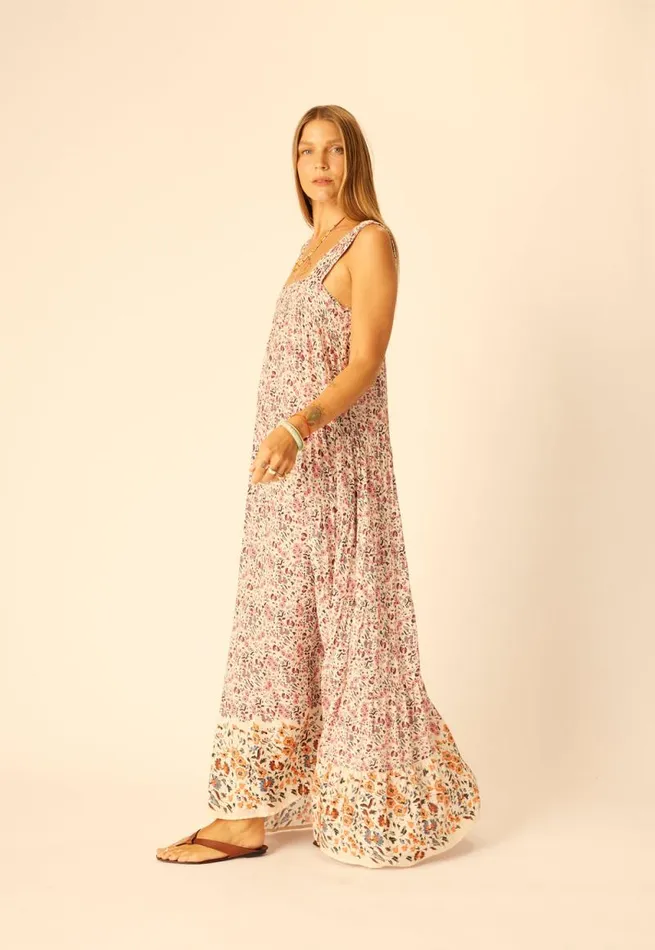 Dresses Shop Natalie Martin JASMINE MAXI Petite Fleur Rose
