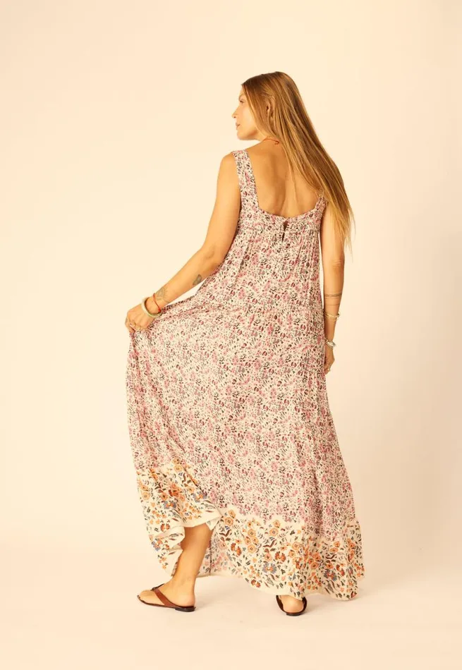 Dresses Shop Natalie Martin JASMINE MAXI Petite Fleur Rose