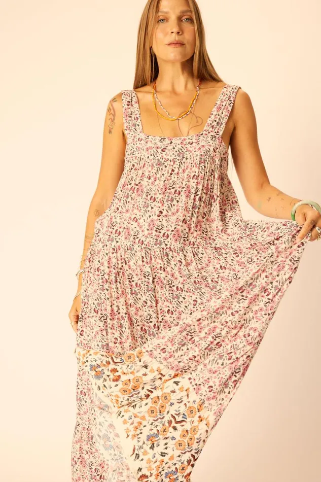 Dresses Shop Natalie Martin JASMINE MAXI Petite Fleur Rose