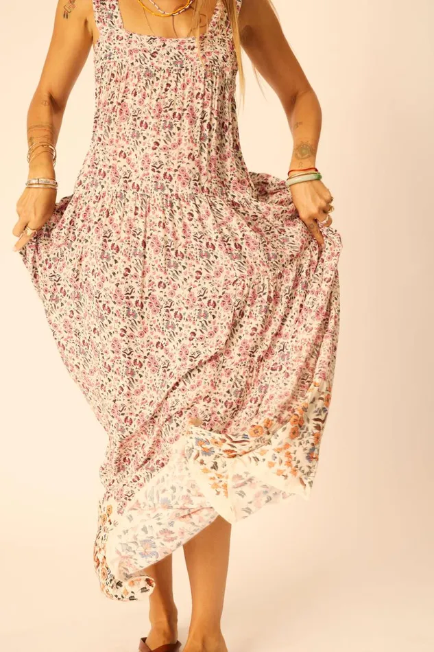 Dresses Shop Natalie Martin JASMINE MAXI Petite Fleur Rose