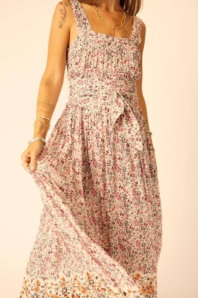 Dresses Shop Natalie Martin JASMINE MAXI Petite Fleur Rose