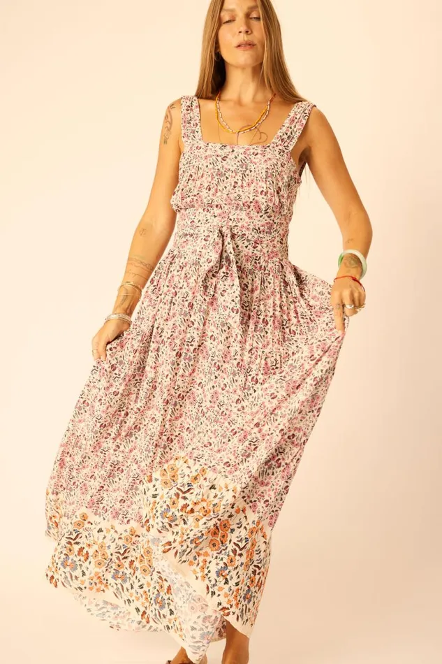 Dresses Shop Natalie Martin JASMINE MAXI Petite Fleur Rose