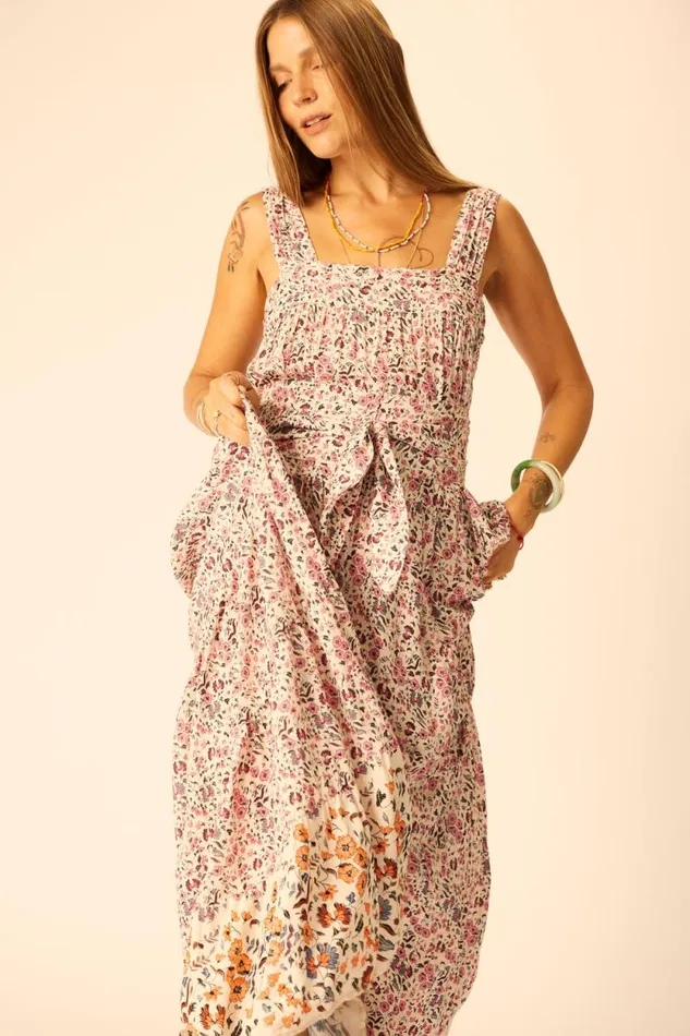 Dresses Shop Natalie Martin JASMINE MAXI Petite Fleur Rose