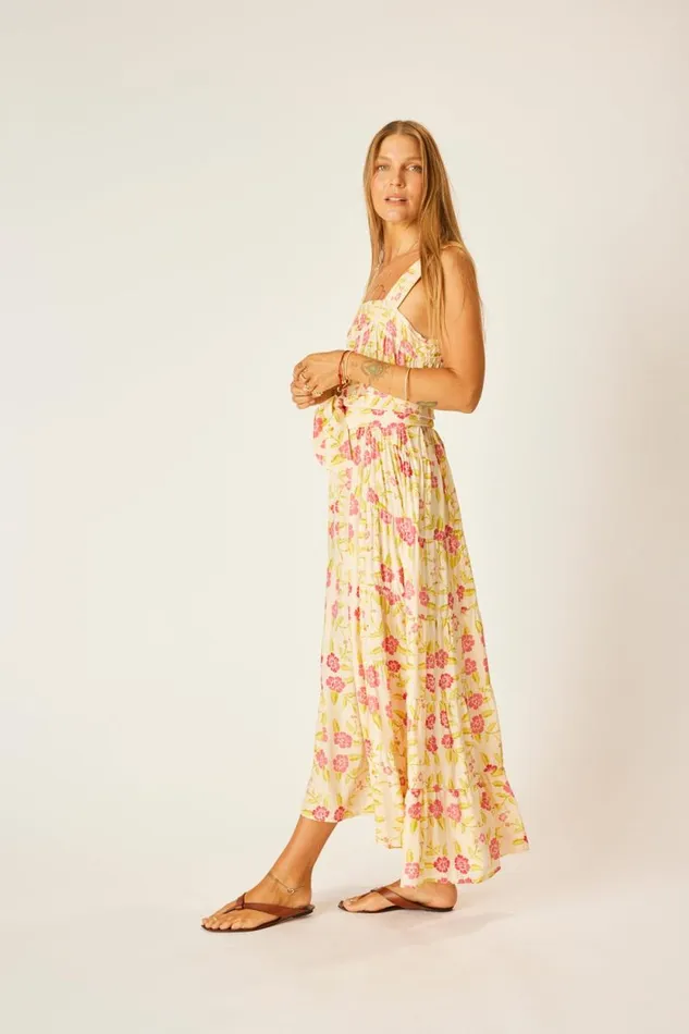 Dresses Shop Natalie Martin JASMINE MAXI Prairie Dusty Crimson