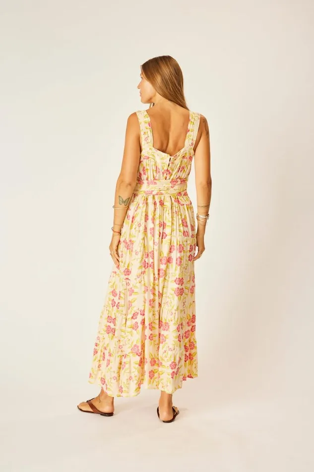 Dresses Shop Natalie Martin JASMINE MAXI Prairie Dusty Crimson