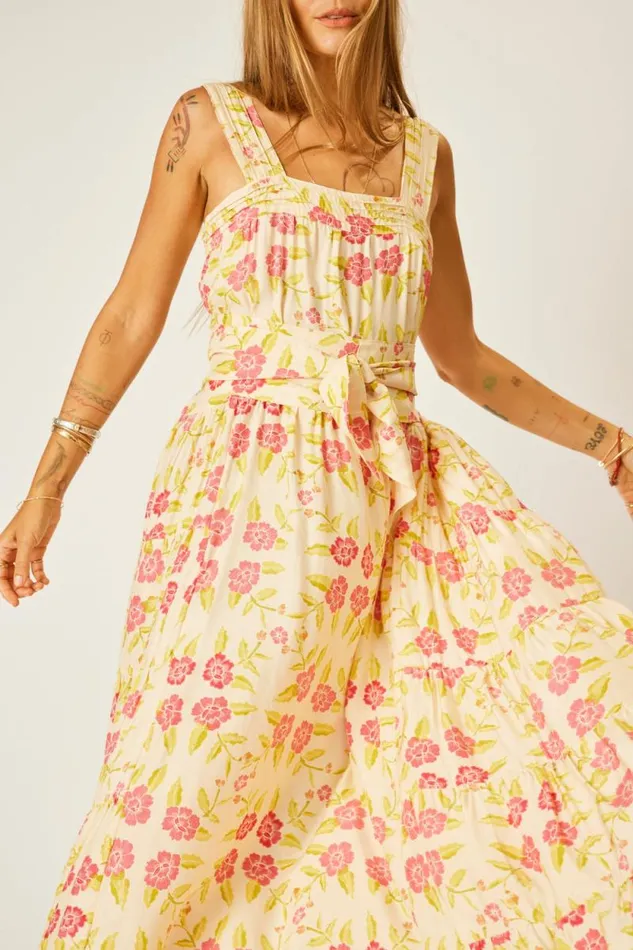 Dresses Shop Natalie Martin JASMINE MAXI Prairie Dusty Crimson