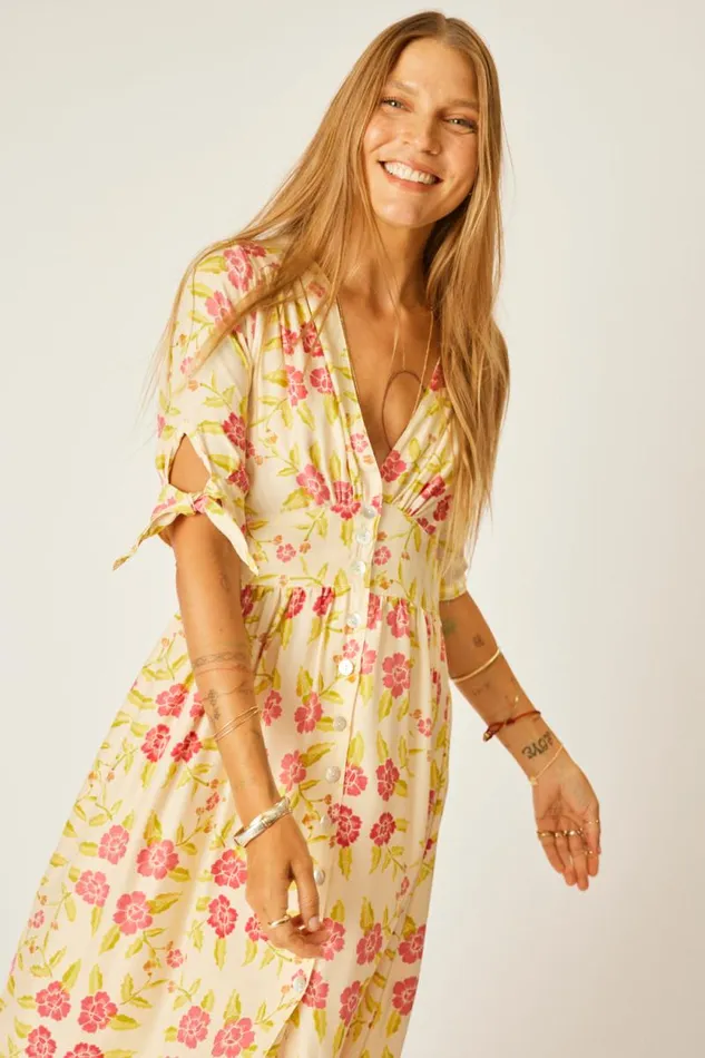 Dresses Shop Natalie Martin LAYLA DRESS Prairie Dusty Crimson