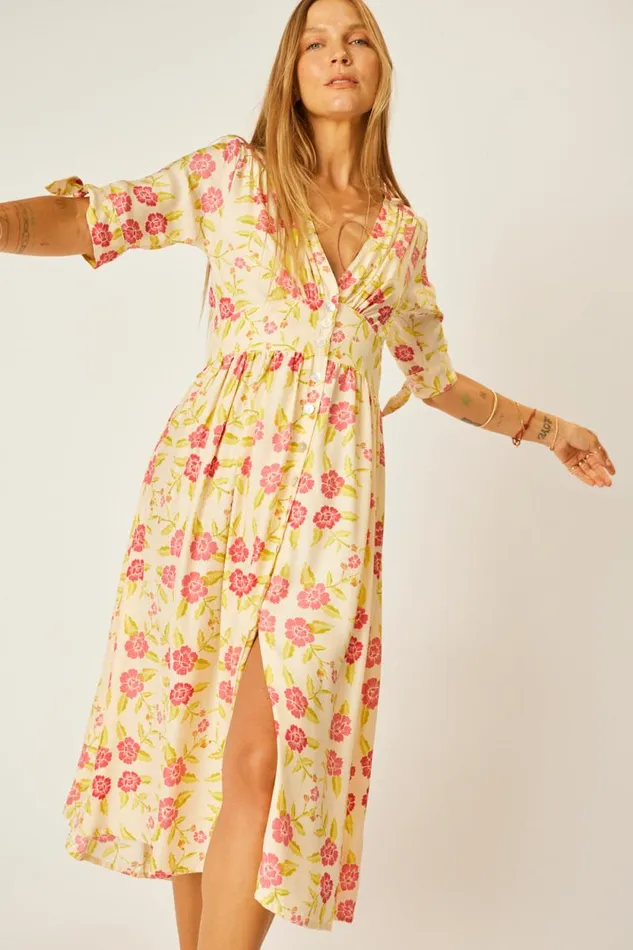 Dresses Shop Natalie Martin LAYLA DRESS Prairie Dusty Crimson