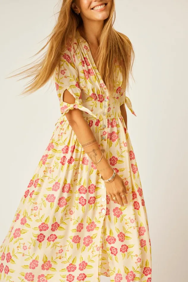 Dresses Shop Natalie Martin LAYLA DRESS Prairie Dusty Crimson