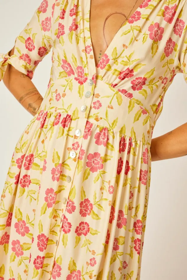 Dresses Shop Natalie Martin LAYLA DRESS Prairie Dusty Crimson