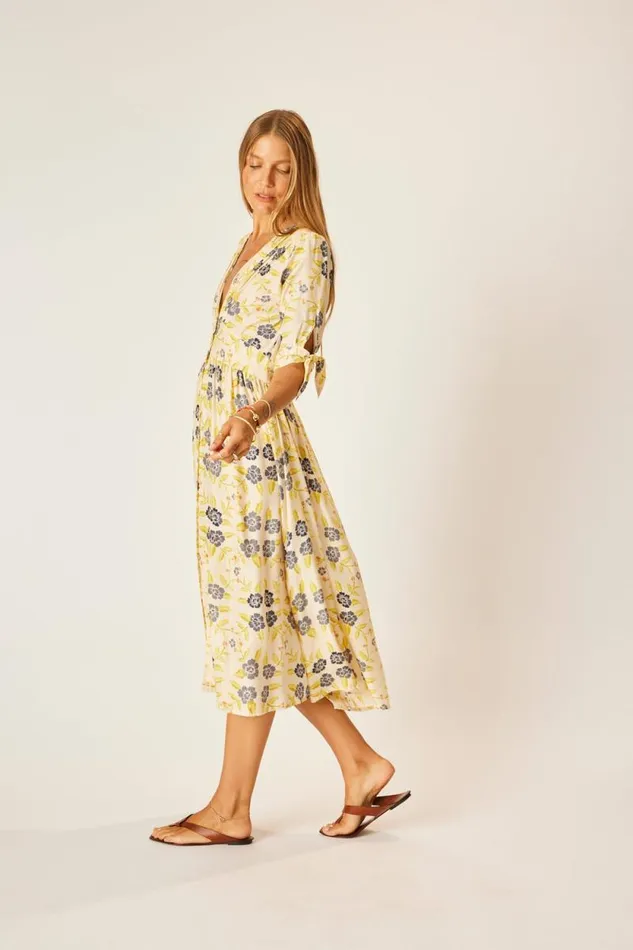 Dresses Shop Natalie Martin LAYLA DRESS Prairie Indigo