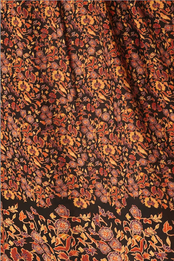 Dresses Shop Natalie Martin MARIN DRESS WITH SASH Petite Fleur Aubergine