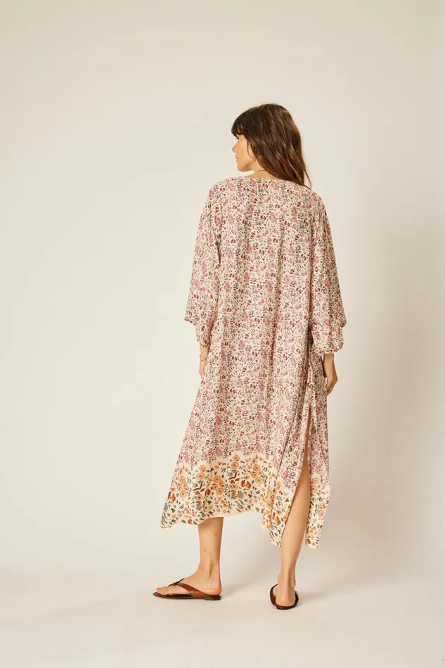 Dresses Shop Natalie Martin MARIN DRESS WITH SASH Petite Fleur Rose