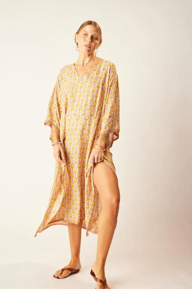Dresses Shop Natalie Martin MARIN DRESS WITH SASH Tulip Bahamas Pink