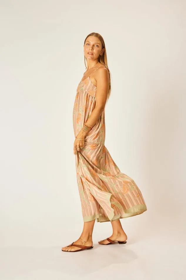 Dresses Shop Natalie Martin MELANIE DRESS Chamomile Apricot