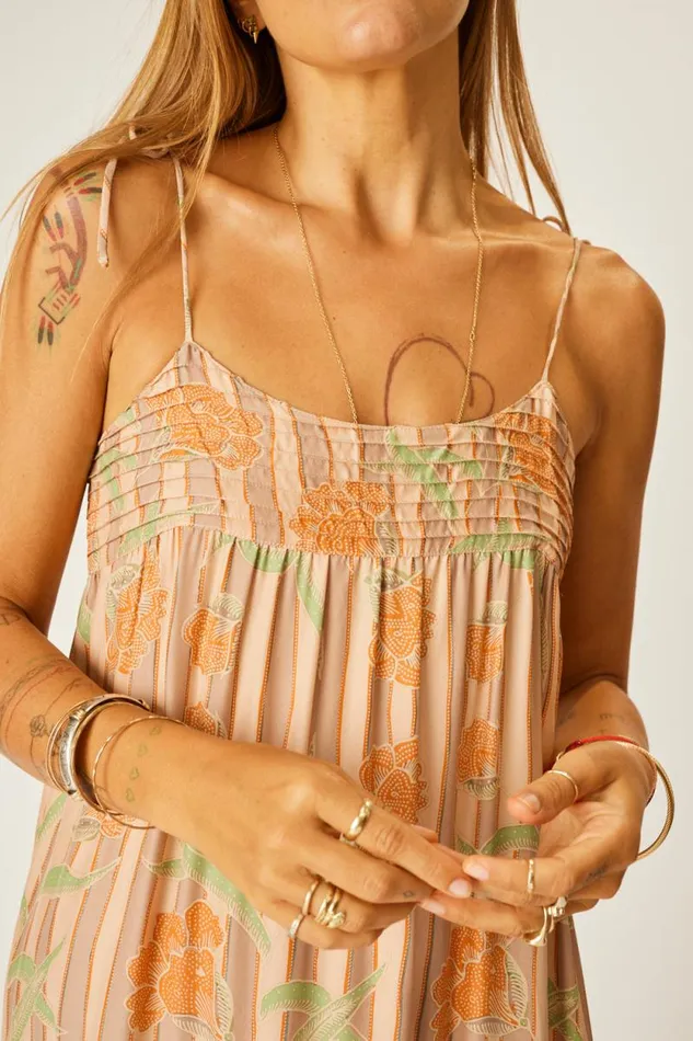 Dresses Shop Natalie Martin MELANIE DRESS Chamomile Apricot