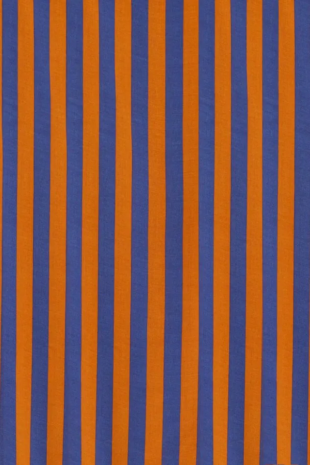 Dresses Shop Natalie Martin PAULINA CAFTAN Thick Stripe Bluecoffee