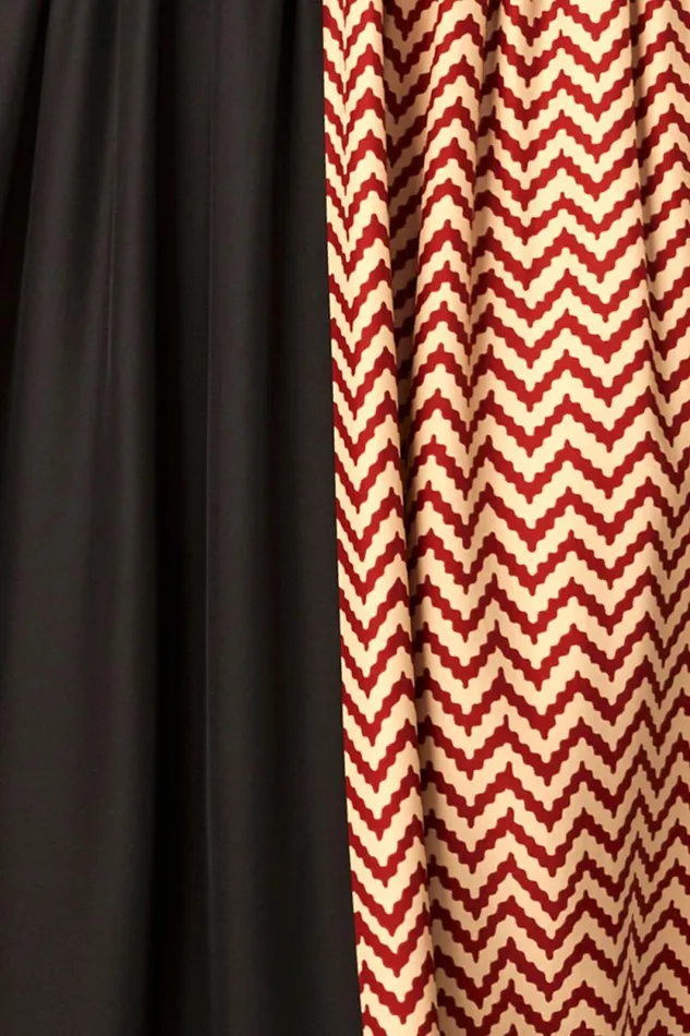 Dresses Shop Natalie Martin SAMMIE MAXI Block Zigzag Noire