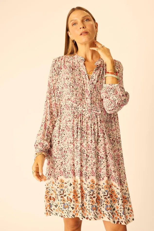 Dresses Shop Natalie Martin SAMMIE SHORT DRESS Petite Fleur Rose