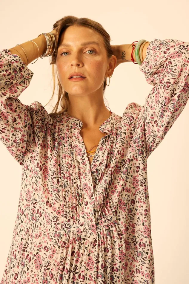 Dresses Shop Natalie Martin SAMMIE SHORT DRESS Petite Fleur Rose