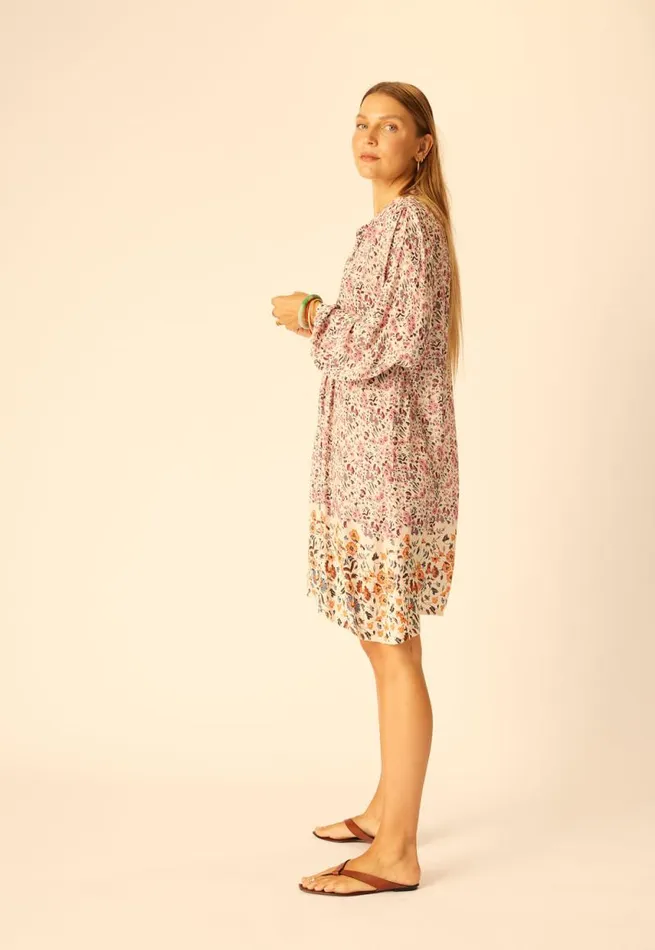 Dresses Shop Natalie Martin SAMMIE SHORT DRESS Petite Fleur Rose