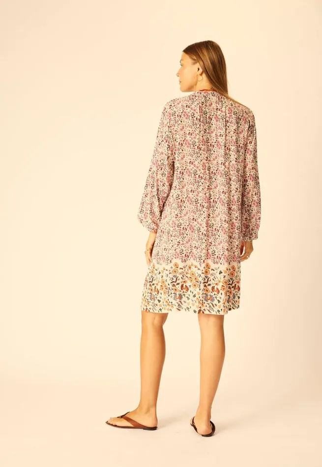 Dresses Shop Natalie Martin SAMMIE SHORT DRESS Petite Fleur Rose