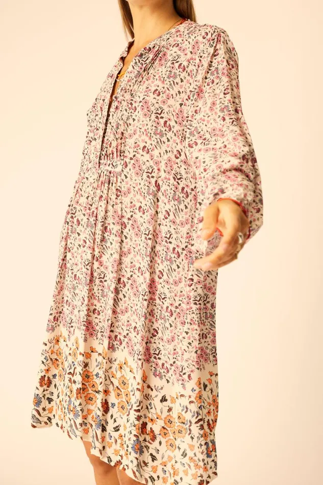 Dresses Shop Natalie Martin SAMMIE SHORT DRESS Petite Fleur Rose